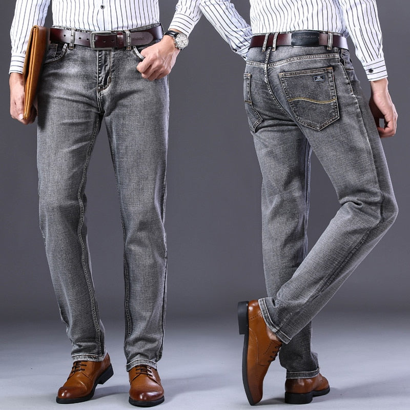 Men Stretch Regular Fit Jeans