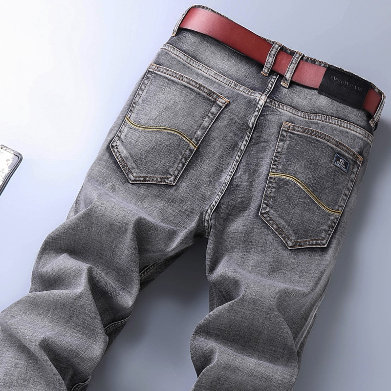 Men Stretch Regular Fit Jeans