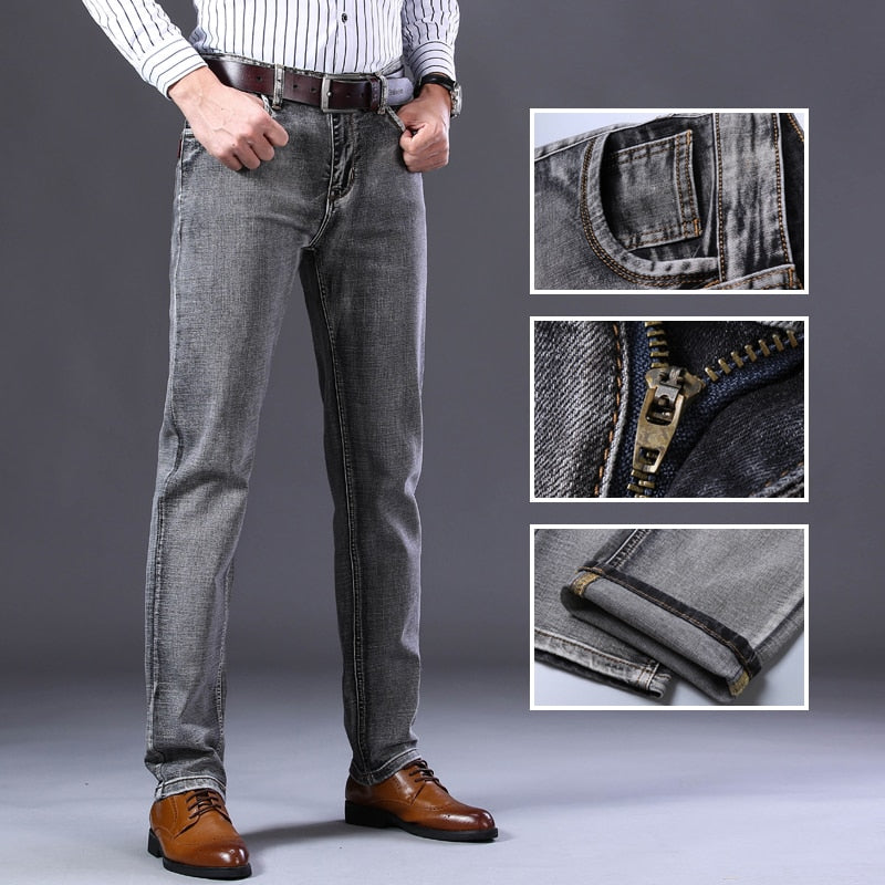 Men Stretch Regular Fit Jeans