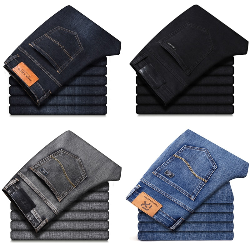 Men Stretch Regular Fit Jeans