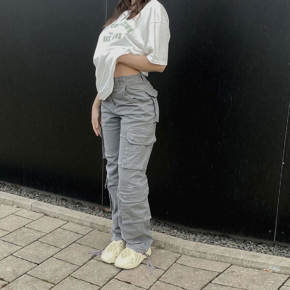 Women Fashion 90s Cargo Pants Baggy