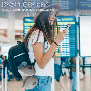 Portable U-Shaped Travel Pillows For Airplanes 3mode Heated Massage Memory Foam For Pain Relief Sleeping