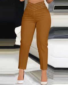 elegant Slim Pants High Waist for Woman