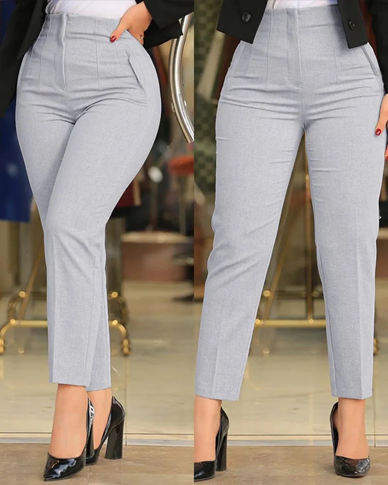 elegant Slim Pants High Waist for Woman