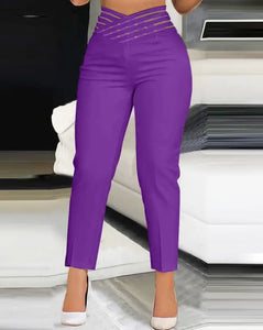 elegant Slim Pants High Waist for Woman