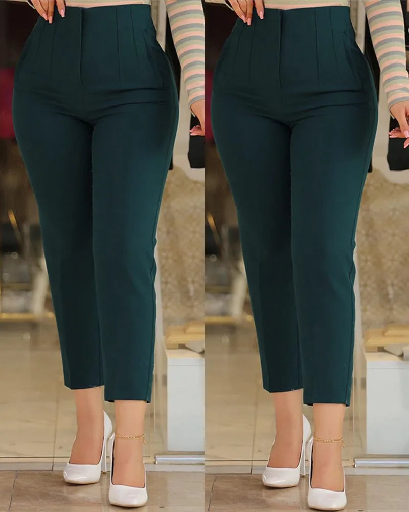 elegant Slim Pants High Waist for Woman