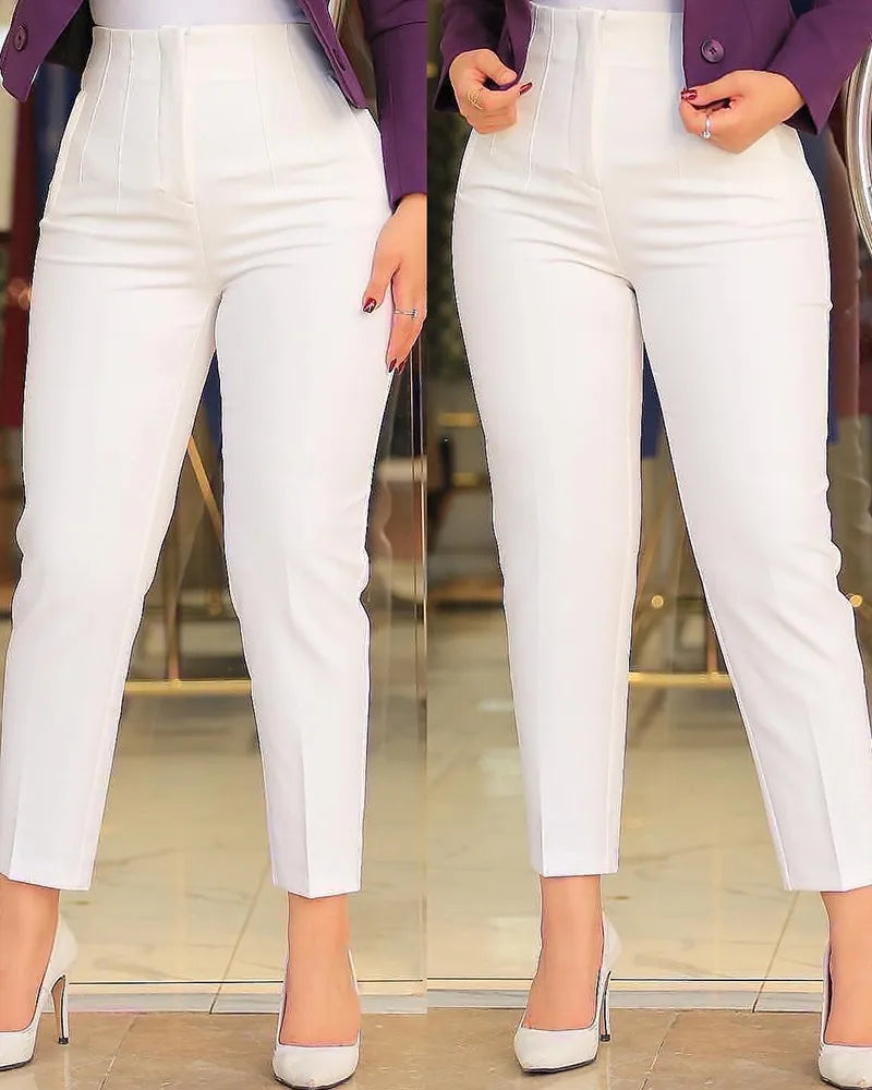 elegant Slim Pants High Waist for Woman