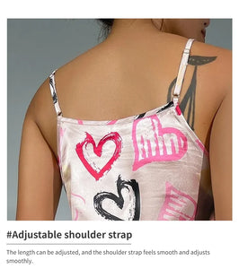 Women Sexy Sleeveless Nightdress Satin Lingerie
