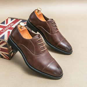 Men Dress Shoes Luxury Leather Shoes Comfortable