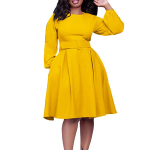 elegant Long Dress for Women Plus Size