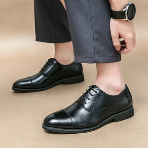 Men Dress Shoes Luxury Leather Shoes Comfortable