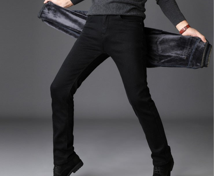 Men  Black Jeans  Slim Fit Stretch