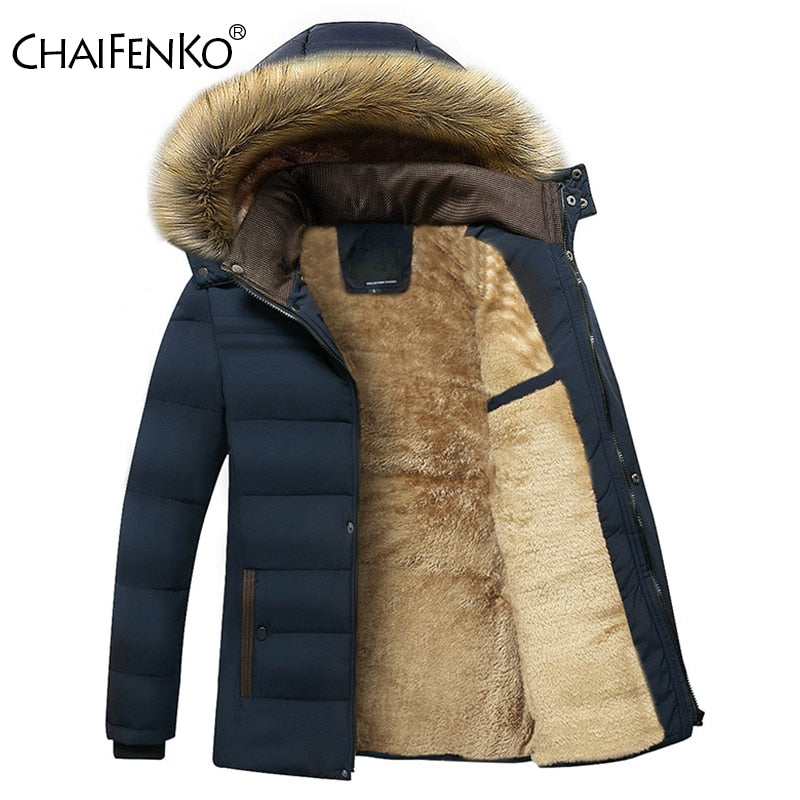 Winter Warm Thick Hooded Fur Jacket