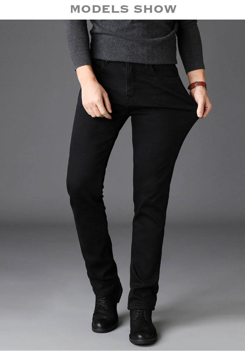 Men  Black Jeans  Slim Fit Stretch