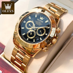 OLEVS Automatic Mechanical Stainless Steel Strap Men Wristwatch