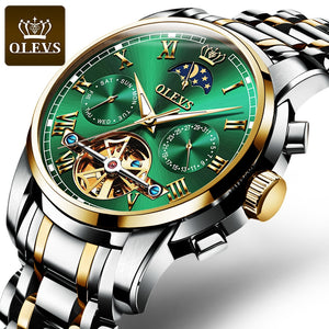 OLEVS Top Brand Men Automatic Mechanical Wristwatch