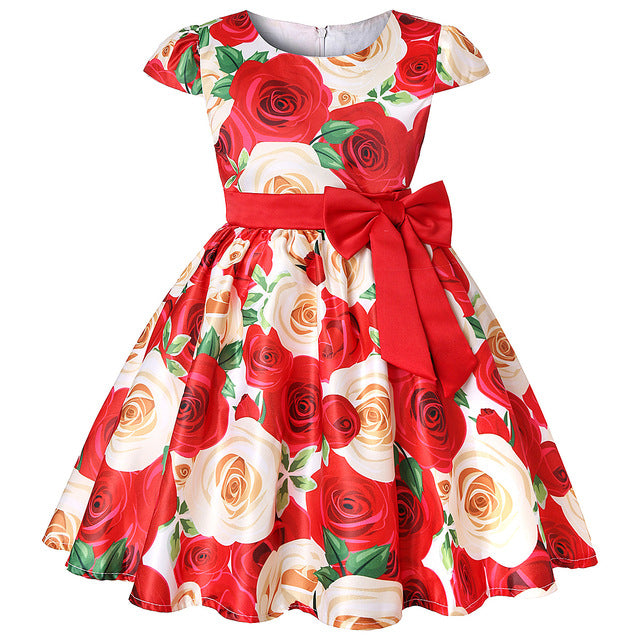 Flower Elegant Girl Dress