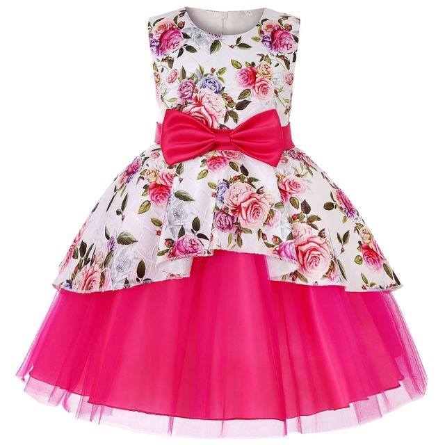 Flower Elegant Girl Dress