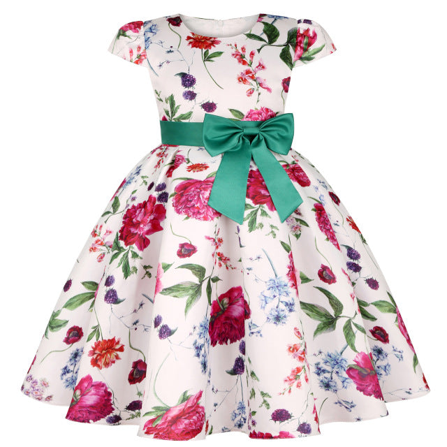 Flower Elegant Girl Dress