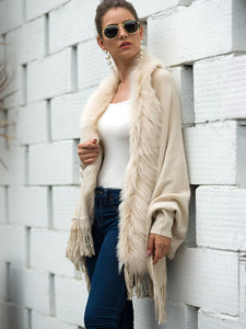 Fur Collar wrap with Sleeve