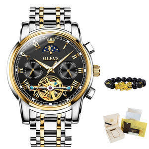 OLEVS Top Brand Men Automatic Mechanical Wristwatch