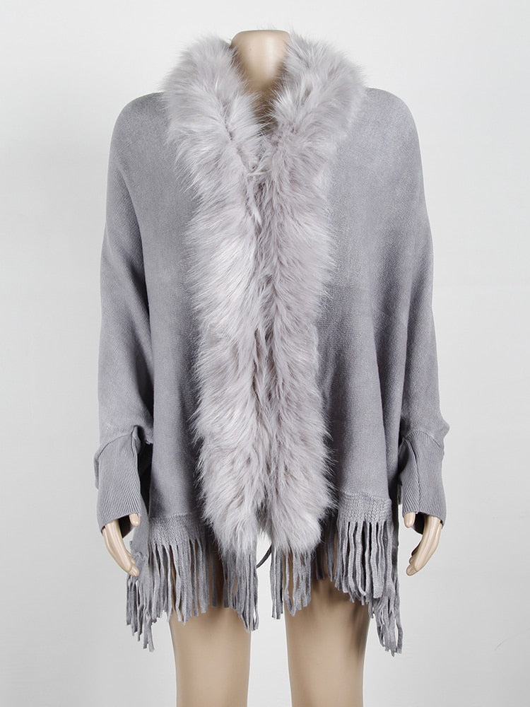 Fur Collar wrap with Sleeve