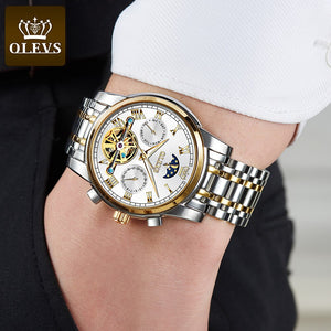 OLEVS Top Brand Men Automatic Mechanical Wristwatch