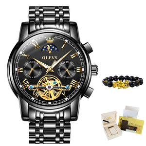 OLEVS Top Brand Men Automatic Mechanical Wristwatch