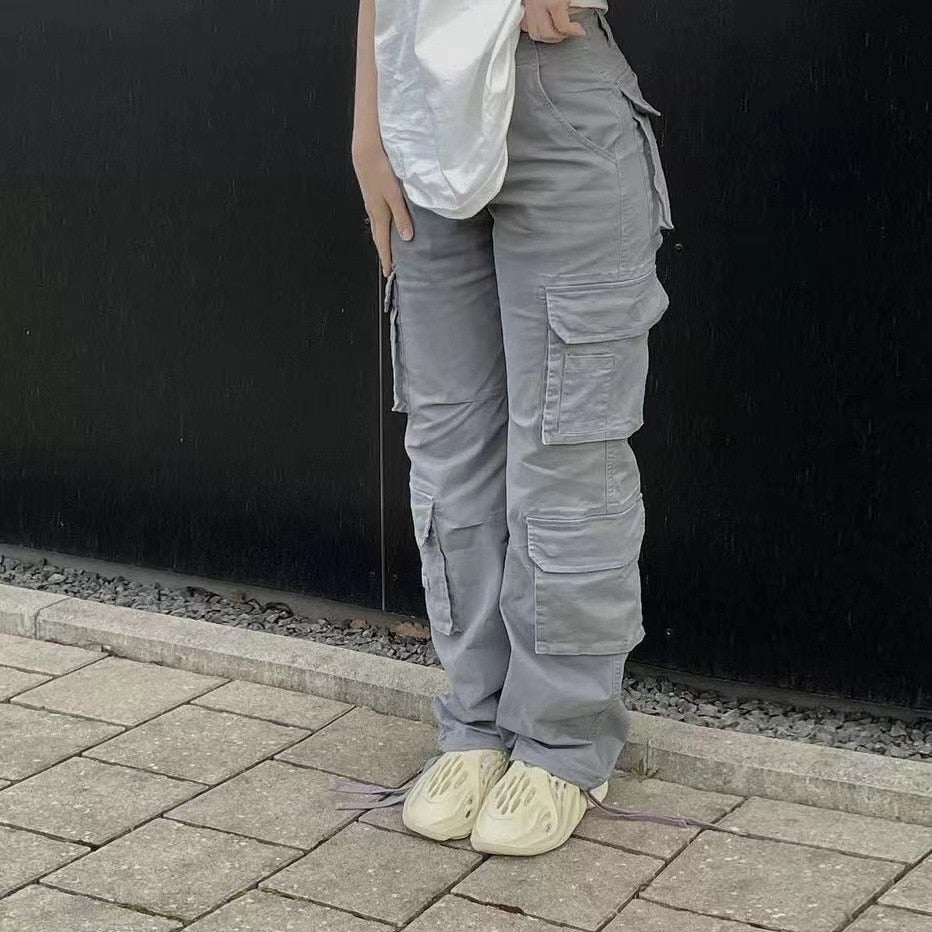 Women Fashion 90s Cargo Pants Baggy