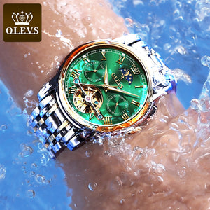 OLEVS Top Brand Men Automatic Mechanical Wristwatch